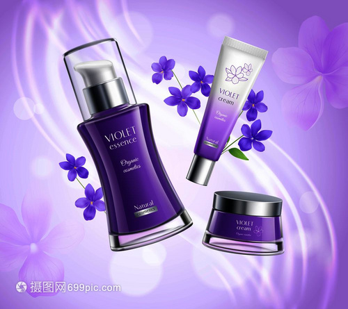 自然科技，美膚新享 紫羅蘭精華與奶油分配器的寫實(shí)藝術(shù)